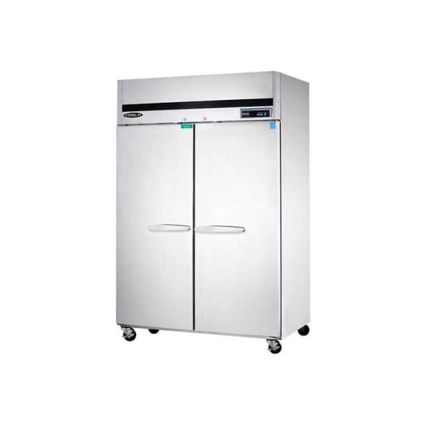 Mvp Group Corporation Kool-It Reach In Freezer, Top Mount Compressor, 2 Solid Doors, 44.7 Cu. Ft., Stainless Steel KTSF-2 - main